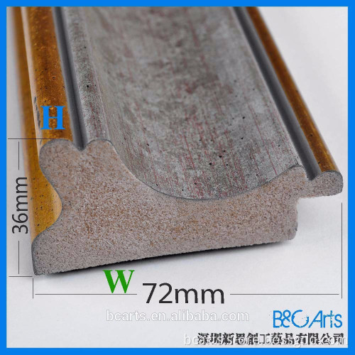 High quality retro latest golden cardboard photo frame